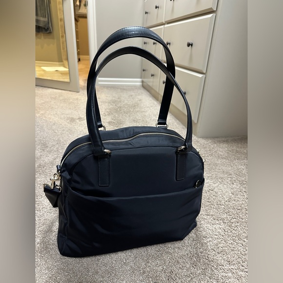 Lo & Sons O.M.G Women's Travel Bag, Black/Gold/Lavender - Picture 7 of 10